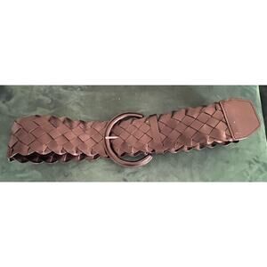 New York and Co Braided black belt size L/XL